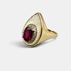  Preview image for Erte Designed "Claire de Lune" Ring, 14k 