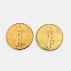  Preview image for Two One Ounce Fine Gold U.S. Liberty 