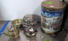  Preview image for Lot# 631 - Christmas Tin, Creamer Silver 