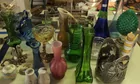  Preview image for Lot# 663 - Color Glass Bottles, Decanter 