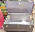  Preview image for Lot# 1536 - Green Metal Footlocker, Towe 