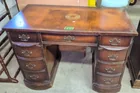  Preview image for Lot# 1553 - Leather Top Mahogany Desk 42 