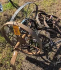  Preview image for Lot# 2003 - Cast Iron Wagon Wheels. Up T 