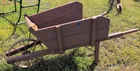  Preview image for Lot# 2019 - Brown Painted Wood Wheelbarr 