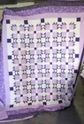 Preview image for Lot# 573a - Purple Block Pattern Quilt 9 