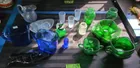  Preview image for Lot# 1604 - Cobalt Glass Art Deco Chevro 