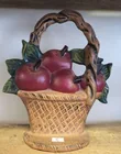  Preview image for Lot# 297 - Cast Iron Basket Of Apples Do 