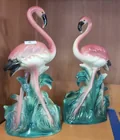  Preview image for Lot# 334 - 2 Mcm Ceramic Flamingo Plante 