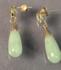  Preview image for Lot# 365 - 14k Gold Jade Pendant Earring 