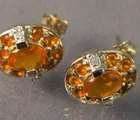  Preview image for Lot# 369 - 10k Gold Garnet? Orange Stone 