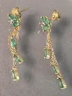  Preview image for Lot# 364 - 14k Gold Emerald Flower Form  