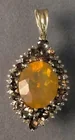  Preview image for Lot# 372 - 10k Gold Orange Garnet, Smoky 