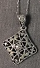  Preview image for Lot# 374 - 10k White Gold Filigree Penda 