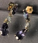  Preview image for Lot# 371 - 10k Gold Amethyst Earrings 1. 