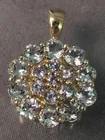  Preview image for Lot# 381 - 10k Gold Aquamarine Pendant 1 
