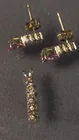  Preview image for Lot# 379 - 14k Gold Pinkstone Diamond Ea 