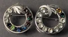  Preview image for Lot# 405a - 2 Sterling Silver Brooches.  