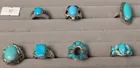  Preview image for Lot# 407 - 7 Sterling Silver Turquoise R 