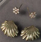  Preview image for Lot# 413a - 14k Gold Post Earrings, 0.6  