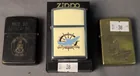  Preview image for Lot# 465b - 3 Zippo Lighters. Med. 90 Af 