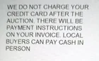  Preview image for Lot# 2 - We Do Not Charge Your Cc After  