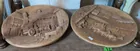  Preview image for Lot# 12 - 2 Chalkware 3d Relief Plaques  