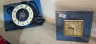  Preview image for Lot# 35 - 2 Art Deco Blue Glass Clocks.  
