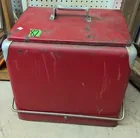  Preview image for Lot# 82 - Red Metal Cooler. No Internal  