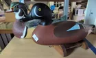  Preview image for Lot# 126 - 2 Duck Decoys. 12"  Wood Blue 
