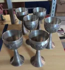  Preview image for Lot# 129 - 6 Wilton Pewter Goblet Chalic 