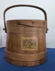  Preview image for Lot# 183 - Wood Firkin Staved Bucket 9x7 