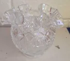  Preview image for Lot# 275b - Fenton Clear Glass Ruffled B 