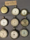  Preview image for Lot# 99h - 9 Pocket Watches For Parts/ R 