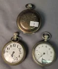  Preview image for Lot# 99p - 3 Silveroid Pocket Watches El 