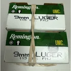  Preview image for (2) Boxes Of Remington 9mm Luger Ammo 