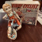  Preview image for KIDDY CYCLIST TIN WIND UP TOY 