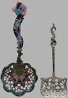  Preview image for Lot# 74 - Two Ornate Enamel and Silver S 