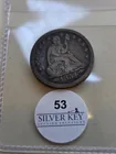  Preview image for Lot# 53 - 1854 Liberty Seated Quarter F 