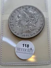  Preview image for Lot# 118 - 1884 S Morgan Dollar VF 