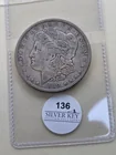 Preview image for Lot# 136 - 1890 Morgan Dollar VF 