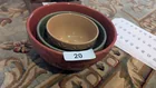  Preview image for Lot# 20 - (3) Colorful Nesting Bowls [So 