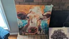  Preview image for Lot# 41 - Hobby Lobby Style Canvas Cow P 