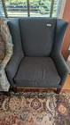  Preview image for Lot# 150 - Blue Wing Back Chair Klaussne 