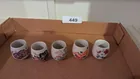  Preview image for Lot# 449 - (5) Asian Style Sake Cups 