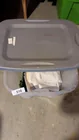  Preview image for Lot# 516 - Pillow Cases in Tote w/ Lid 