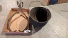  Preview image for Lot# 646 - Cast Iron Flower Pot & Vintag 