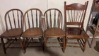  Preview image for Lot# 659 - (4) Older Dining Chairs 