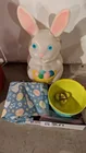  Preview image for Lot# 670 - Easter Bunny Blow Mold Plasti 