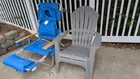  Preview image for Lot# 746 - Outdoor Lounge Chair + Plasti 