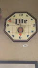  Preview image for Lot# 1050 - Lite Beer Clock, Frog Folly  